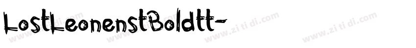 LostLeonenstBoldtt字体转换
