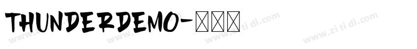 ThunderDemo字体转换