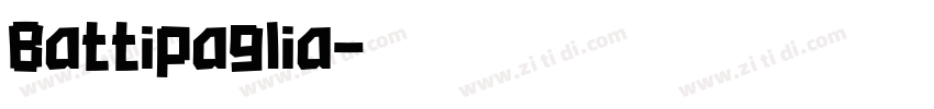 Battipaglia字体转换