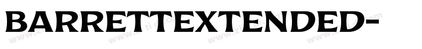 BarrettExtended字体转换