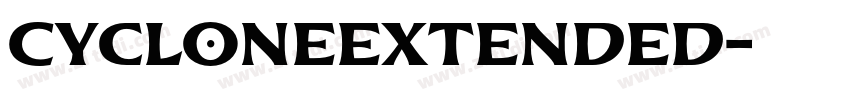 CycloneExtended字体转换