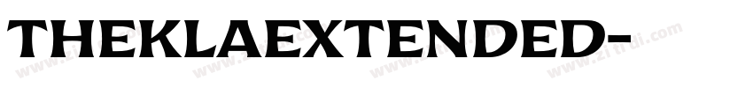 TheklaExtended字体转换