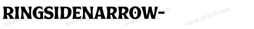 RingsideNarrow字体转换
