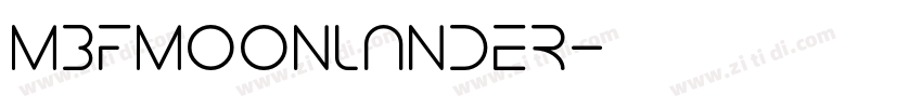 MBFMoonlander字体转换