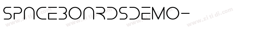 SpaceBoardsDEMO字体转换