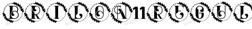 brilon11regular字体转换