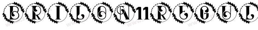 brilon11regular字体转换