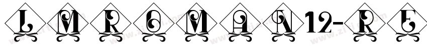 lmroman12-regular字体转换