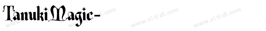 TanukiMagic字体转换
