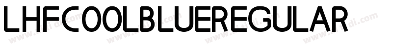 LHFCoolBlueRegular字体转换