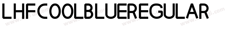 LHFCoolBlueRegular字体转换