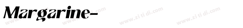 Margarine字体转换