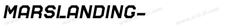 MarsLanding字体转换