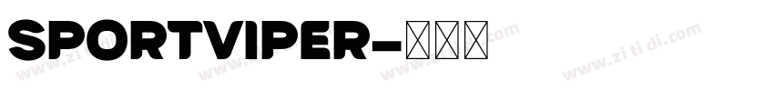 SPORTVIPER字体转换