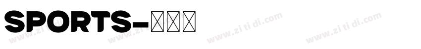 sports字体转换