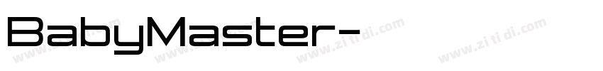 BabyMaster字体转换