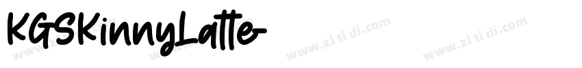 KGSKinnyLatte字体转换