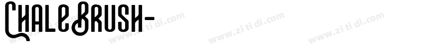 ChaleBrush字体转换