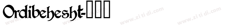 Ordibehesht字体转换