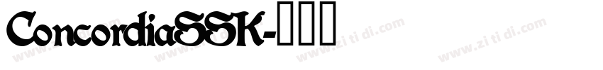 ConcordiaSSK字体转换