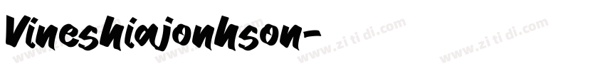 Vineshiajonhson字体转换