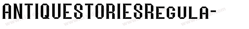 ANTIQUESTORIESRegula字体转换