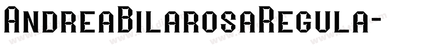 AndreaBilarosaRegula字体转换