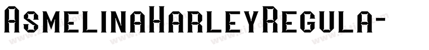 AsmelinaHarleyRegula字体转换
