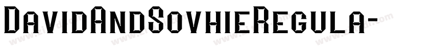 DavidAndSovhieRegula字体转换