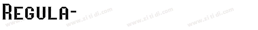 Regula字体转换