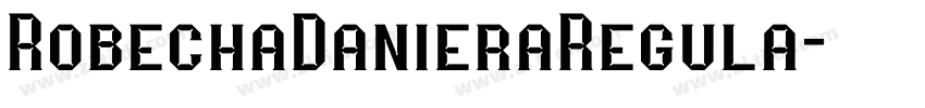 RobechaDanieraRegula字体转换