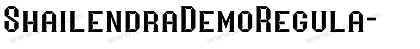 ShailendraDemoRegula字体转换