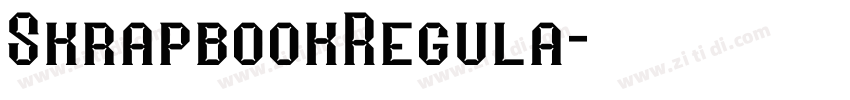 SkrapbookRegula字体转换