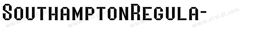 SouthamptonRegula字体转换