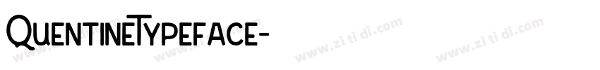QuentineTypeface字体转换