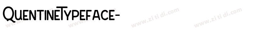 QuentineTypeface字体转换