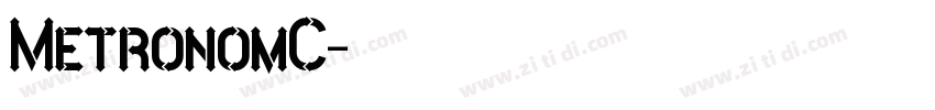 MetronomC字体转换