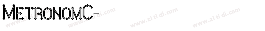 MetronomC字体转换