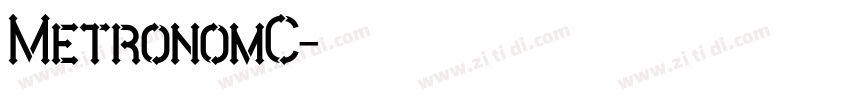 MetronomC字体转换