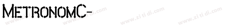 MetronomC字体转换
