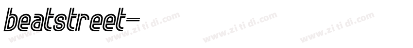 beatstreet字体转换