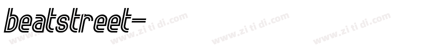 beatstreet字体转换