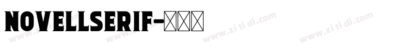 NovellSerif字体转换