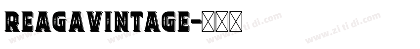 ReagaVintage字体转换