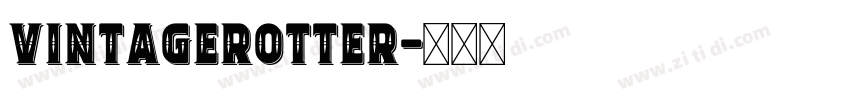 VintageRotter字体转换