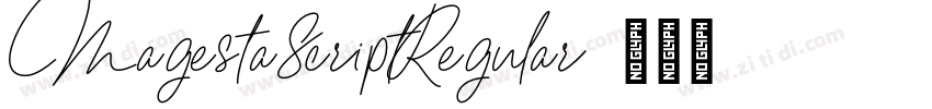 MagestaScriptRegular字体转换