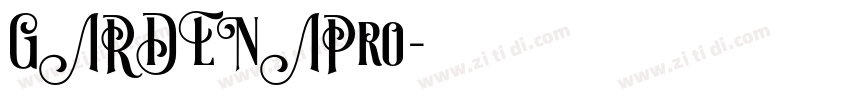 GARDENAPro字体转换