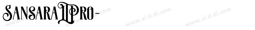 SansaraLTPro字体转换