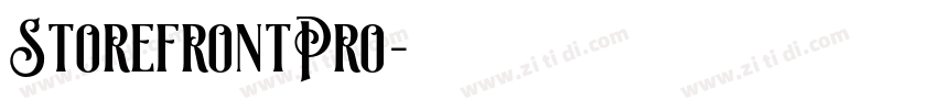 StorefrontPro字体转换
