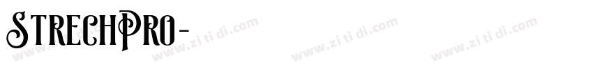 StrechPro字体转换